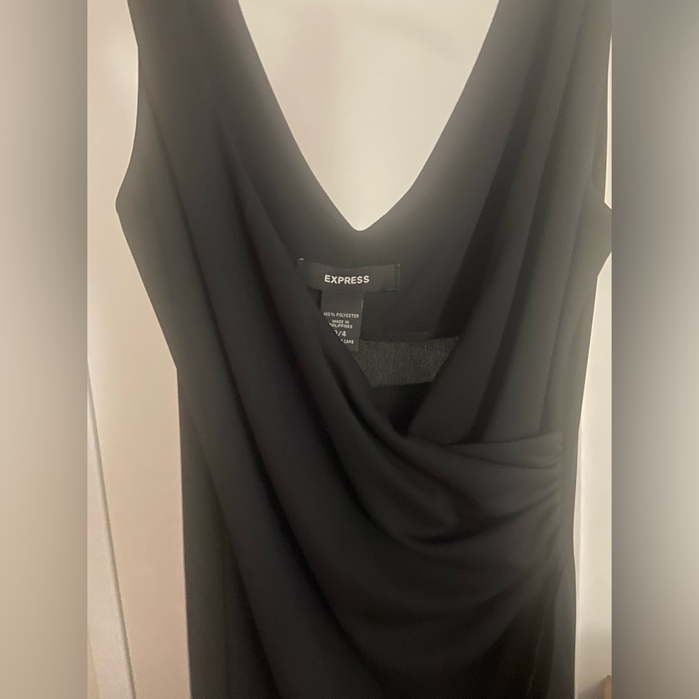 Black cocktail dress